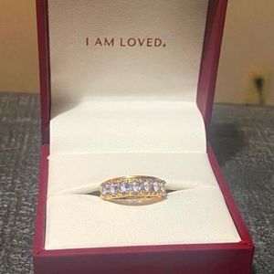 10k Gold Cubic Zirconia Ring